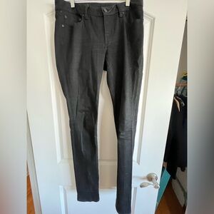 Tory Burch Black Denim Skinny Jeans. Size 30.